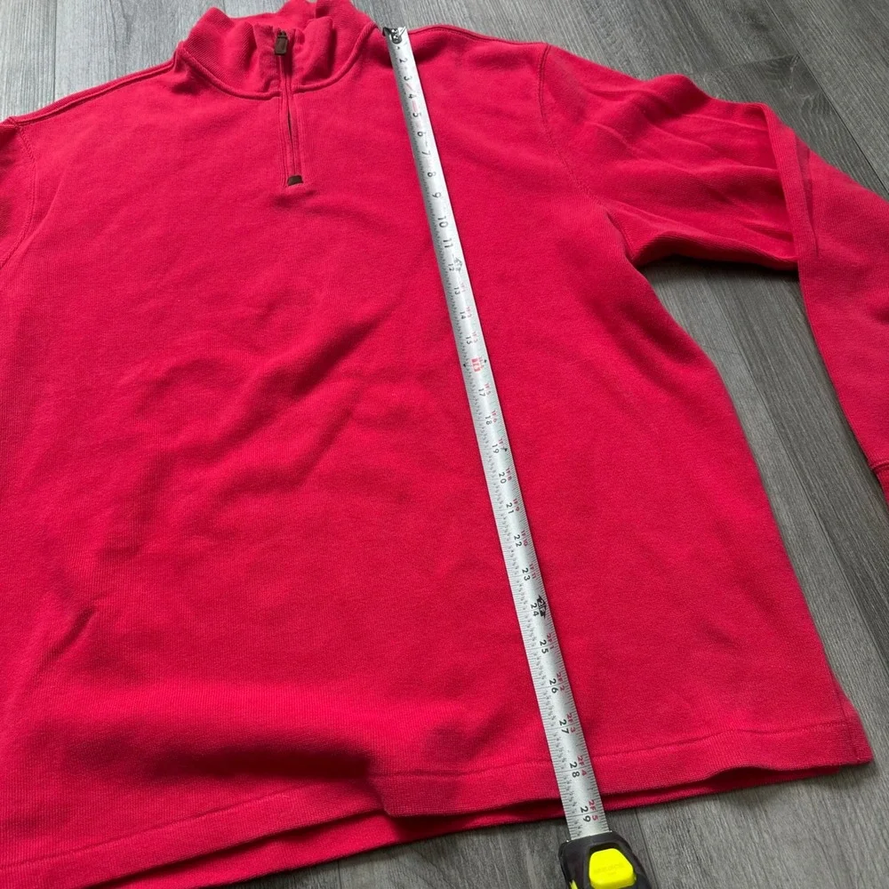 Polo Ralph Lauren Quarter Zip Sweatshirt Red Men's XL Pullover